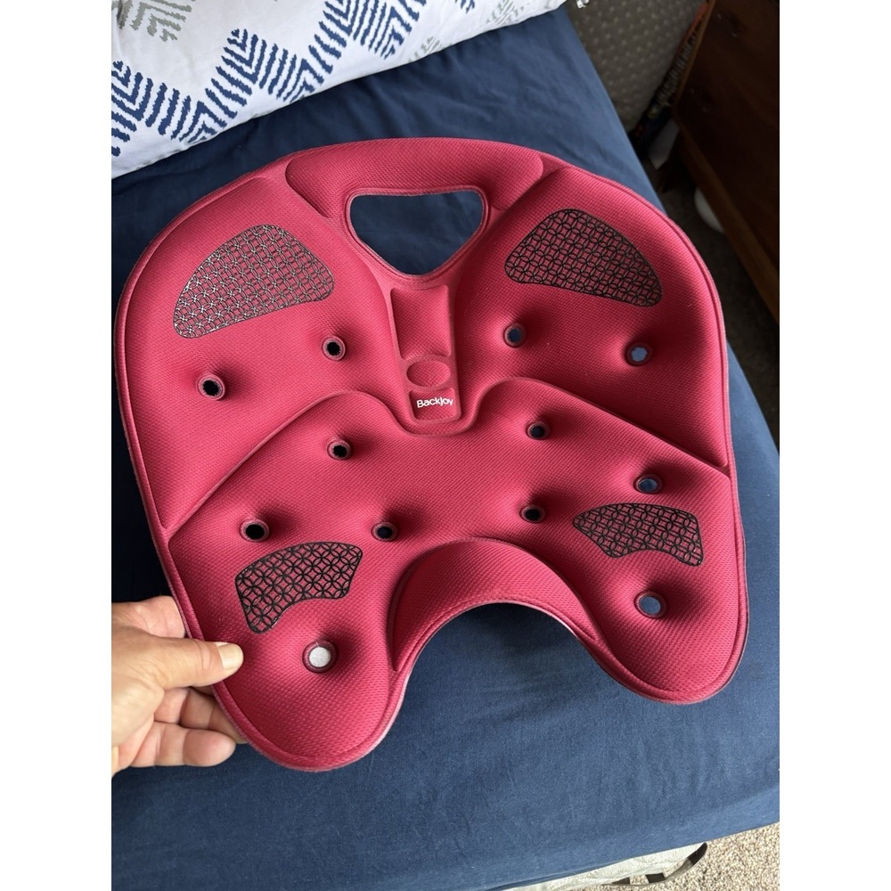 BackJoy Sit Smart Posture Seat Burgundy